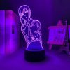 3d Led lampka nocna Anime Chainsaw Man Makima do dekoracja sypialni dzieci urodziny prezent Manga Chainsaw 2 - Anime Lamps Shop