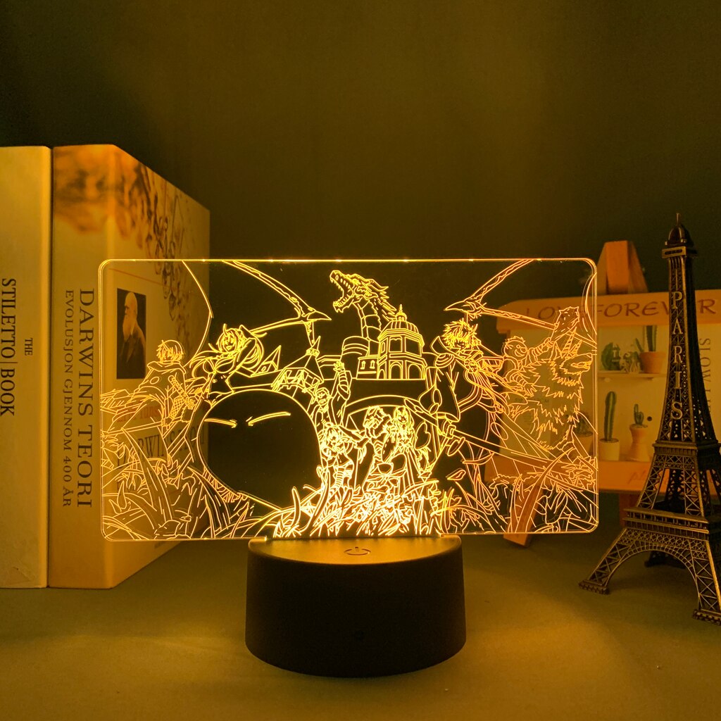 That Time I Got Reincarnated As A Slime Rimuru Tempest 3D Lamp