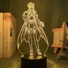 3d Anime Lamp Akame Ga Kill Esdese Nightlight for Bedroom Decor Led Night Light Birthday Gift 1 - Anime Lamps Shop
