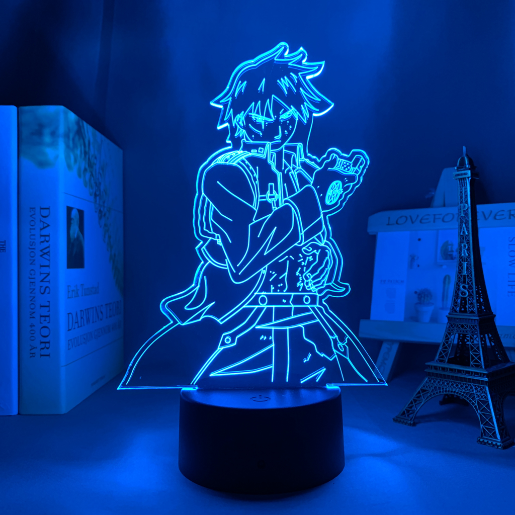 3d Lamp Anime Fullmetal Alchemist Roy Mustang for Bedroom Decor Night Light Kids Birthday Gift Fullmetal - Anime Lamps Shop