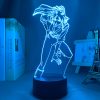 3d Light Anime Bleach Yoruichi Shihouin for Home Decoration Nightlight Cool Birthday Gift Acrylic Led Night 2 - Anime Lamps Shop
