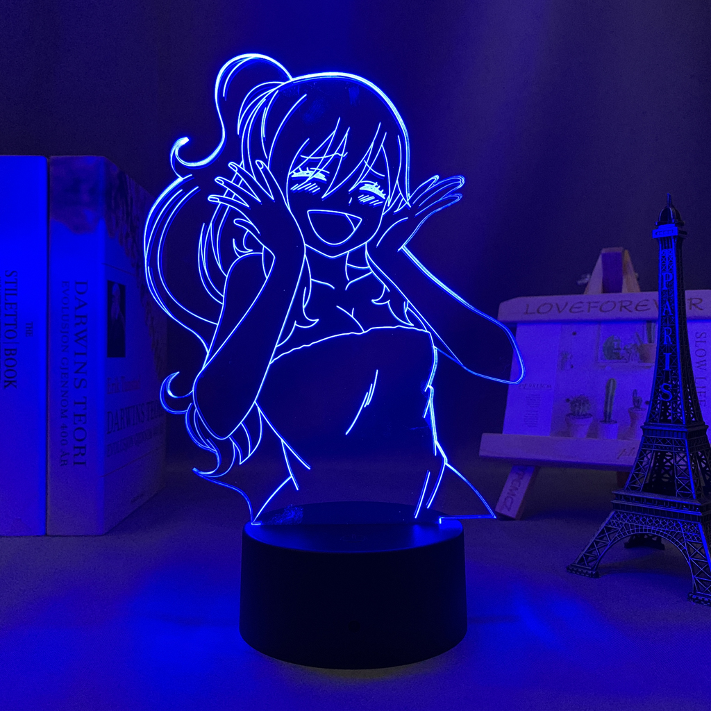 Anime 3d Light Fairy Tail Juvia Lockser Figure for Bedroom Decor Night Light Room Decor Gift 3 - Anime Lamps Shop