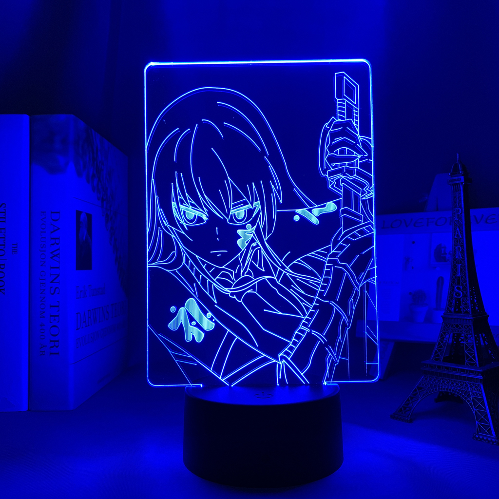 Anime Akame Ga Kill Led Light for Bedroom Decor Night Light Kids Children Birthday Gift Manga 1 - Anime Lamps Shop