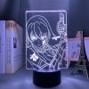 Anime Akame Ga Kill Led Light for Bedroom Decor Night Light Kids Children Birthday Gift Manga 2 - Anime Lamps Shop