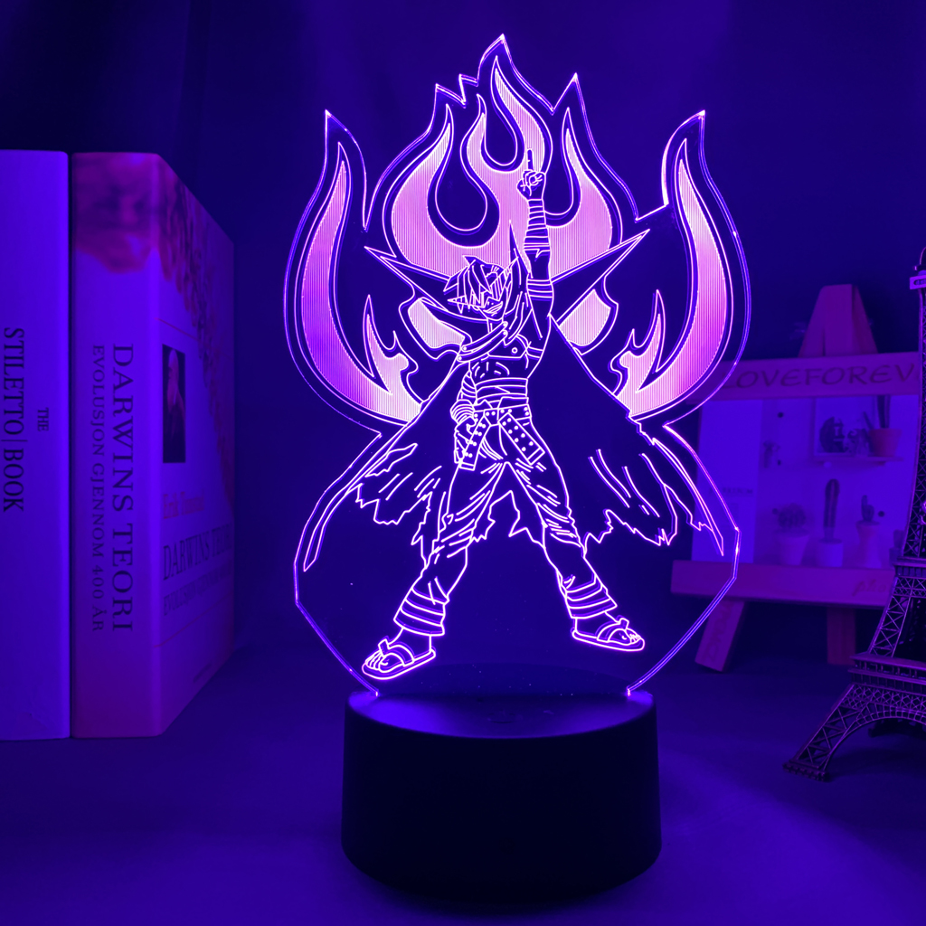 Anime Led Light Gurren Lagann Kamina Figure Nightlight for Bedroom Decor Nightlight Manga Birthday Gift Room 1 - Anime Lamps Shop