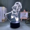 Anime Led Night Light Fairy Tail Erza Scarlet Figure for Bedroom Decor Light Battery Powered Birthday 3 - Anime Lamps Shop
