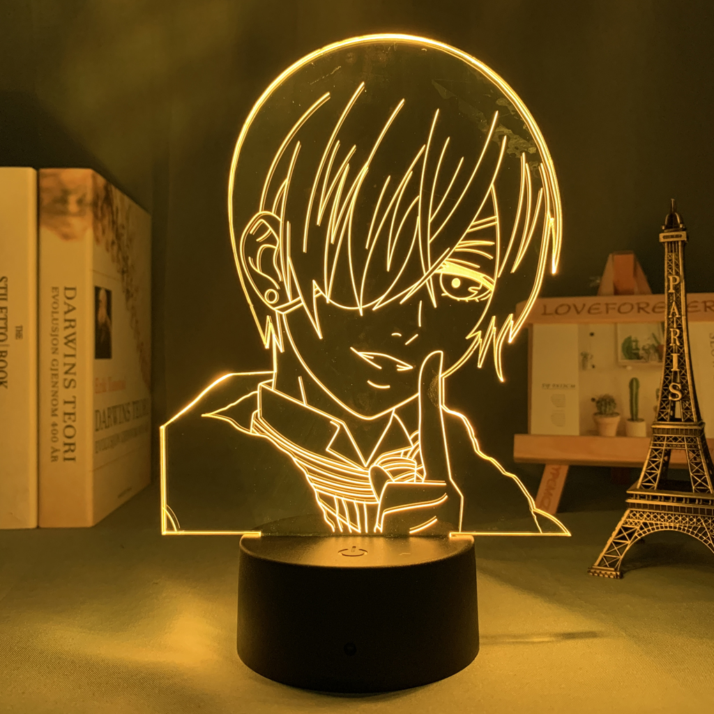 Black Butler Led Night Light for Kids Bedroom Decor Nightlight Birthday Gift Anime Gadget Room Table 1 - Anime Lamps Shop