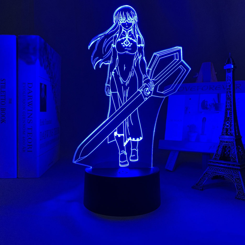 Led Night Light Anime Akame Ga Kill Sheele for Kids Bedroom Decoration Nightlight Birthday Gift Room 1 - Anime Lamps Shop