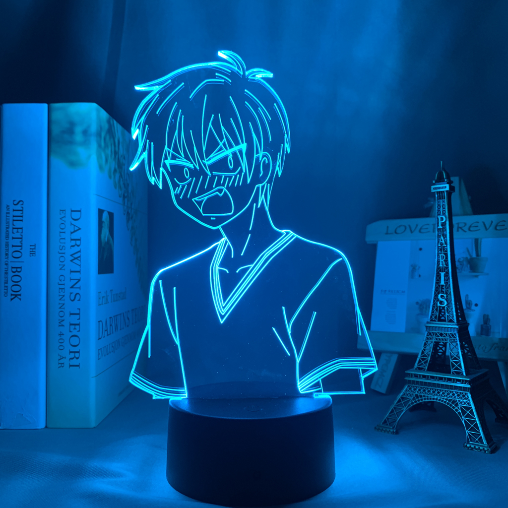 Manga 3d Lamp Fruits Basket Kyo Sohma Figure for Room Decor Night Light Kids Bithday Gift - Anime Lamps Shop