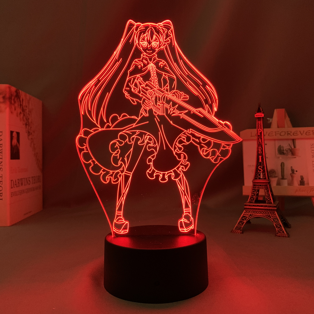Manga Led Light Akame Ga Kill Mine for Bedroom Decor Night Light Gift Acrylic Anime 3d 2 - Anime Lamps Shop
