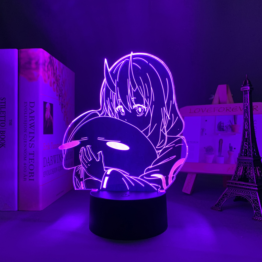 Anime Lamp That Time I Got Reincarnated As A Slime Nightlight for Bedroom Decor Birthday Gift 1 - Anime Lamps Shop
