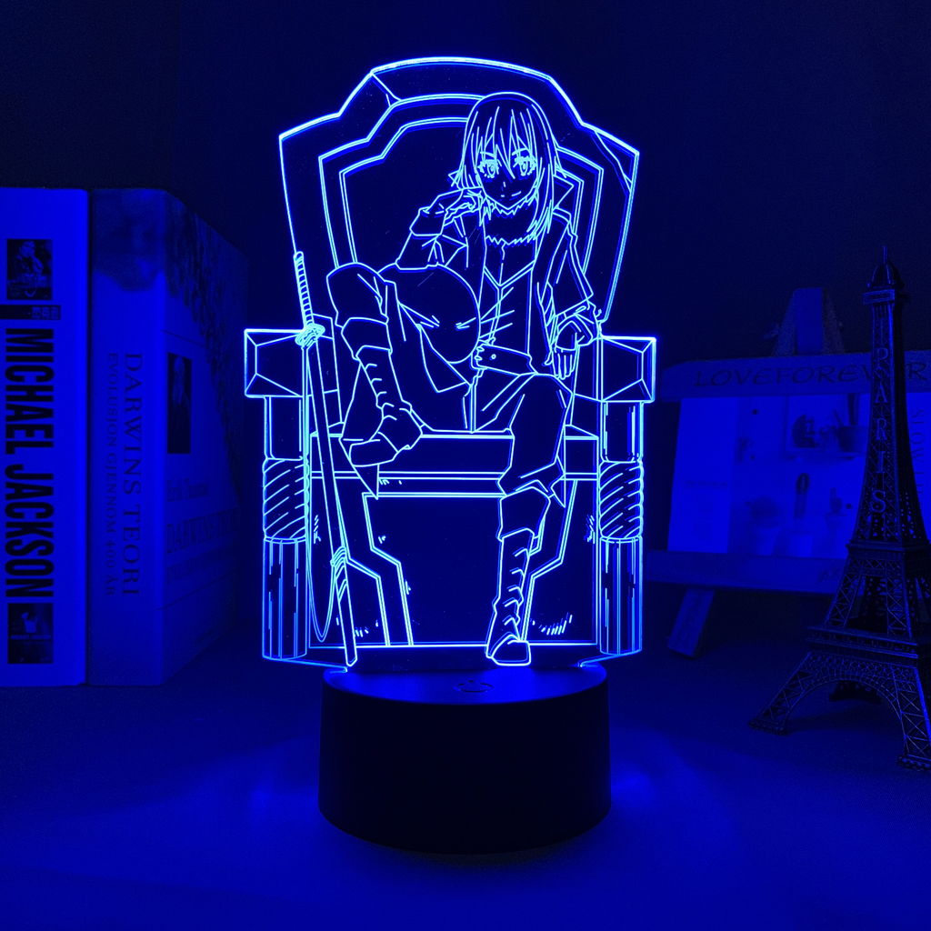 Anime Lamp That Time I Got Reincarnated As A Slime Nightlight for Bedroom Decor Birthday Gift - Anime Lamps Shop