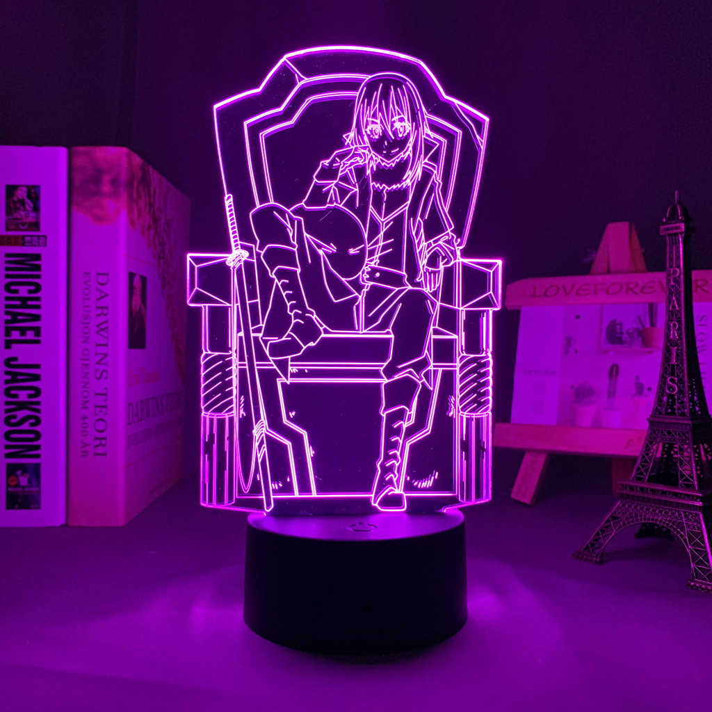 Anime Led Lamp That Time I Got Reincarnated As A Slime Rimuru Tempest for Kids Room 1 - Anime Lamps Shop