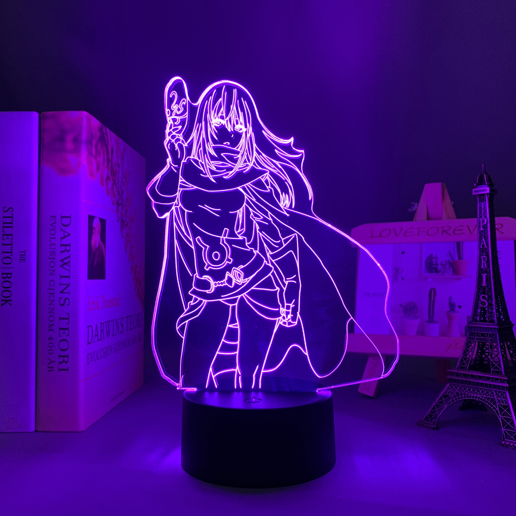 Anime Led Lamp That Time I Got Reincarnated As A Slime Rimuru Tempest for Kids Room 4 - Anime Lamps Shop