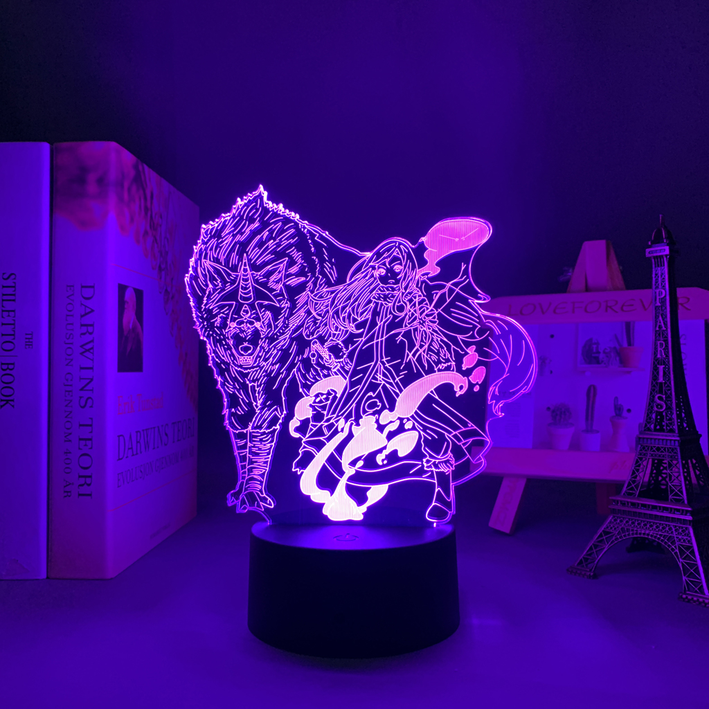 Anime Led Lamp That Time I Got Reincarnated As A Slime Rimuru Tempest for Kids Room 5 - Anime Lamps Shop