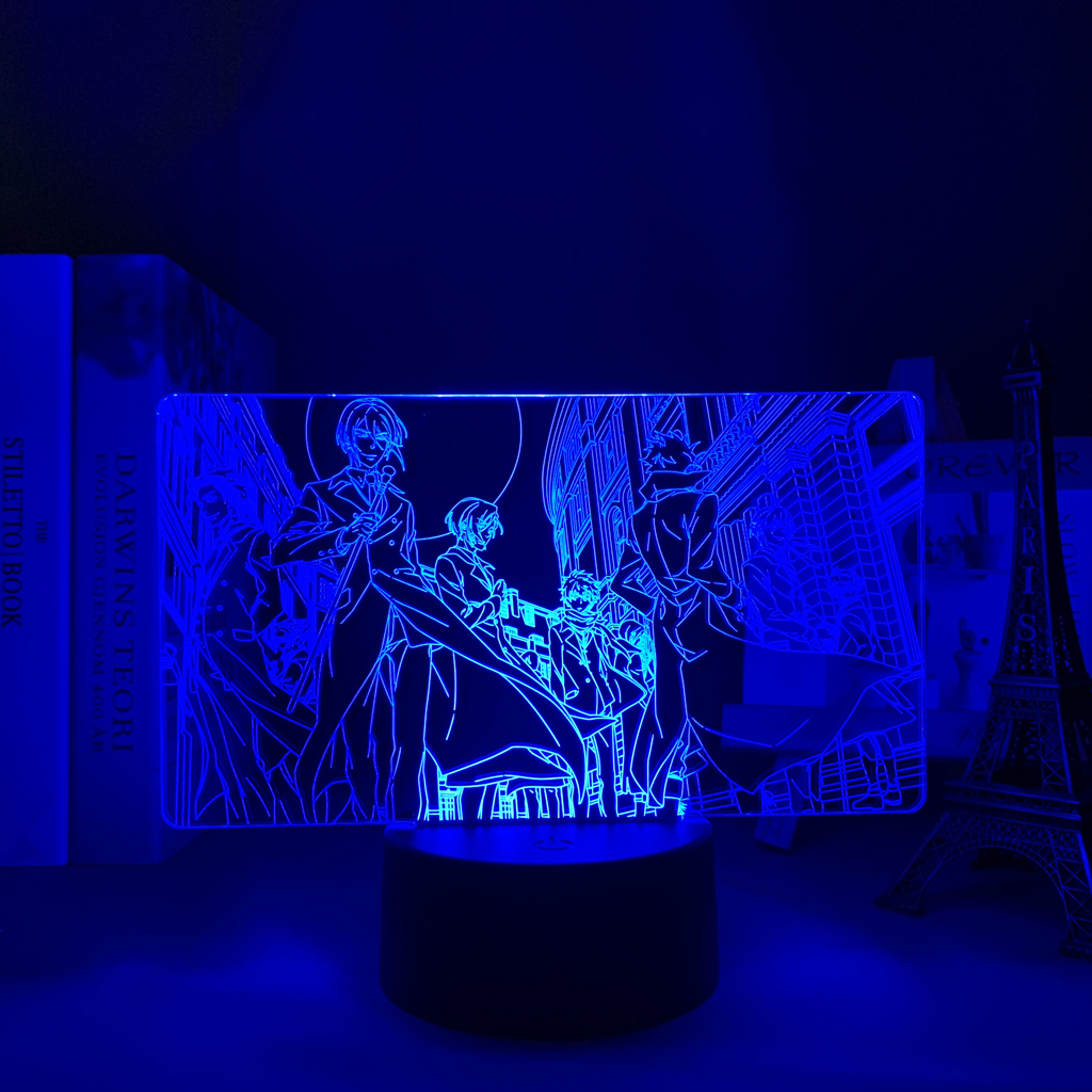 Led Night Light Manga Moriarty The Patriot for Bedroom Decoration Nightlight Birthday Gift Anime Moriarty The 1 - Anime Lamps Shop
