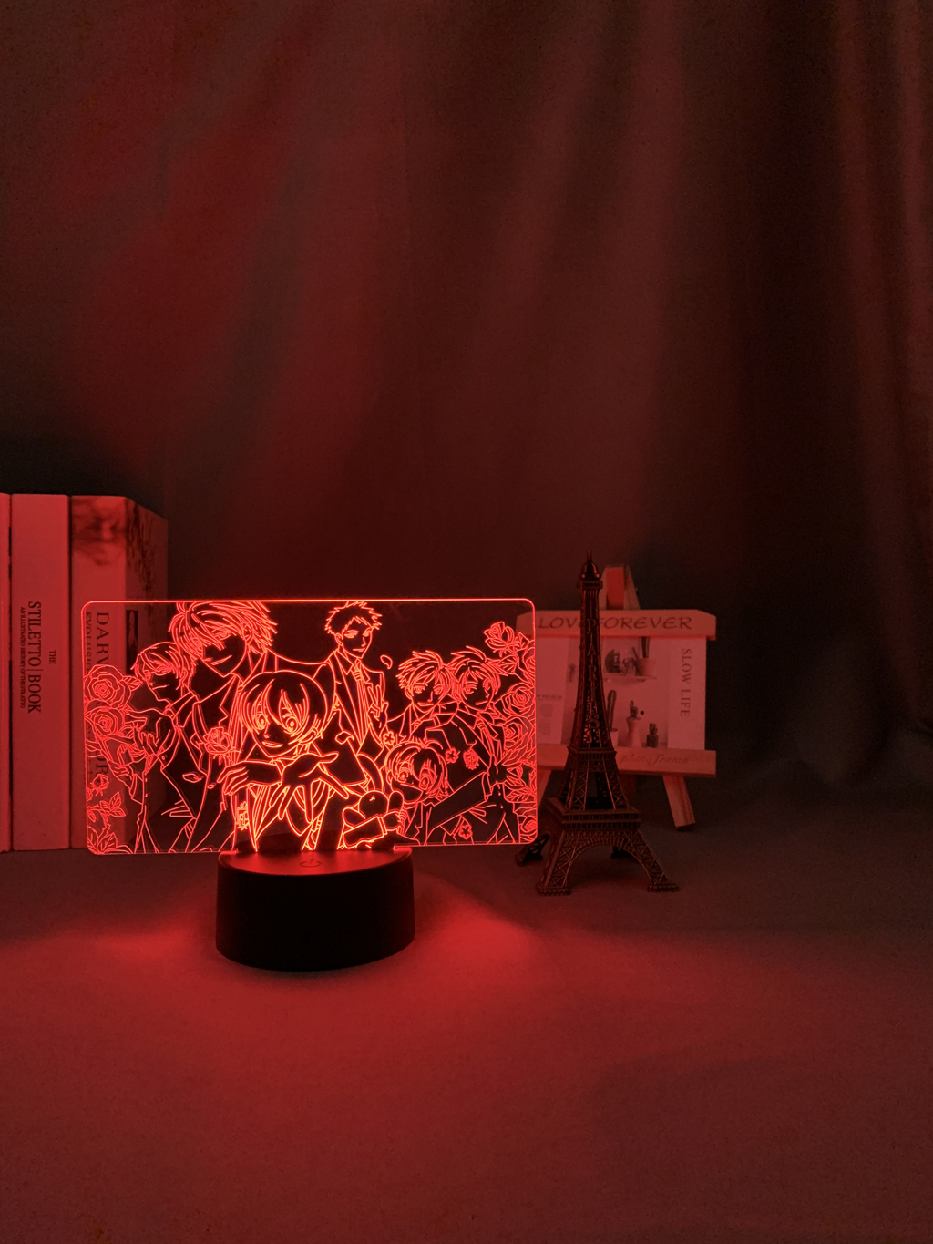 Ouran High School Host Club Led Night Light for Kids Bedroom Decor Nightlight Birthday Gift Anime 3 - Anime Lamps Shop