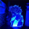 3D Lamp Anime MY HERO ACADEMIA HITOSHI SHINSO Figure Acrylic Led Night Light for Kids Bedroom 3 - Anime Lamps Shop