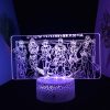 Anime JoJo Bizarre Adventure Figure 3D LED Light for Bedroom Decor Light Birthday Gift LED 3D - Anime Lamps Shop