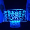 Anime JoJo Bizarre Adventure Figure 3D LED Light for Bedroom Decor Light Birthday Gift LED 3D 2 - Anime Lamps Shop