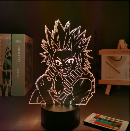 Anime My Hero Academia Shoto Todoroki Face Design Led Night Light Lamp for Kids Child Boys 11 - Anime Lamps Shop