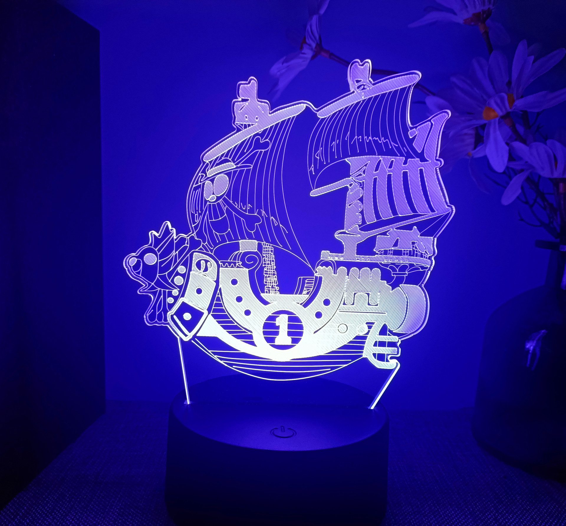 Anime One Piece 3D LED Night Light Luffy Roronoa Zoro Nico Pirate Ship Illusion Table Lamp 1 e1694590250862 - Anime Lamps Shop
