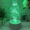 Demon Slayer Kimetsu No Yaiba Nezuko Rengoku Zenitsu Tanjiro 3d Led Lamp Bedroom Manga Anime Figure 11 - Anime Lamps Shop