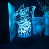 JoJo Bizarre Adventure Jan Pierre 3d led lamp for bedroom manga night lights anime action figure 2 - Anime Lamps Shop
