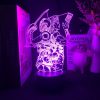 JoJo Bizarre Adventure Jan Pierre 3d led lamp for bedroom manga night lights anime action figure 3 - Anime Lamps Shop