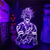 Jujutsu Kaisen 3D Lamp Anime Gojo Satoru Jujutsu Kaisen Yuji Itadori LED Night Light Brdroom Decor 11 - Anime Lamps Shop