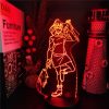 Jujutsu Kaisen 3D Lamp Anime Gojo Satoru Jujutsu Kaisen Yuji Itadori LED Night Light Brdroom Decor 17 - Anime Lamps Shop