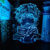 Jujutsu Kaisen 3D Lamp Anime Gojo Satoru Jujutsu Kaisen Yuji Itadori LED Night Light Brdroom Decor 2 - Anime Lamps Shop