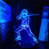 Jujutsu Kaisen 3D Lamp Anime Gojo Satoru Jujutsu Kaisen Yuji Itadori LED Night Light Brdroom Decor 21 - Anime Lamps Shop