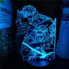 Jujutsu Kaisen 3D Lamp Anime Gojo Satoru Jujutsu Kaisen Yuji Itadori LED Night Light Brdroom Decor 22 - Anime Lamps Shop