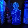 Jujutsu Kaisen 3D Lamp Anime Gojo Satoru Jujutsu Kaisen Yuji Itadori LED Night Light Brdroom Decor 6 - Anime Lamps Shop