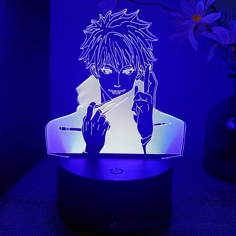 Jujutsu Kaisen Gojo Satoru Nanami Kento Sukuna 3d Led Lamp for Bedroom Anime Figure Night Lights 21 - Anime Lamps Shop