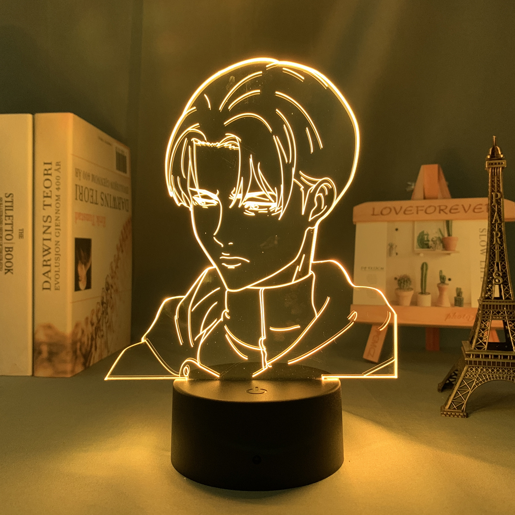 Led Night Light Anime Attack on Titan Season 4 for Room Decor Light Battery Powered Kids 1 - Anime Lamps Shop