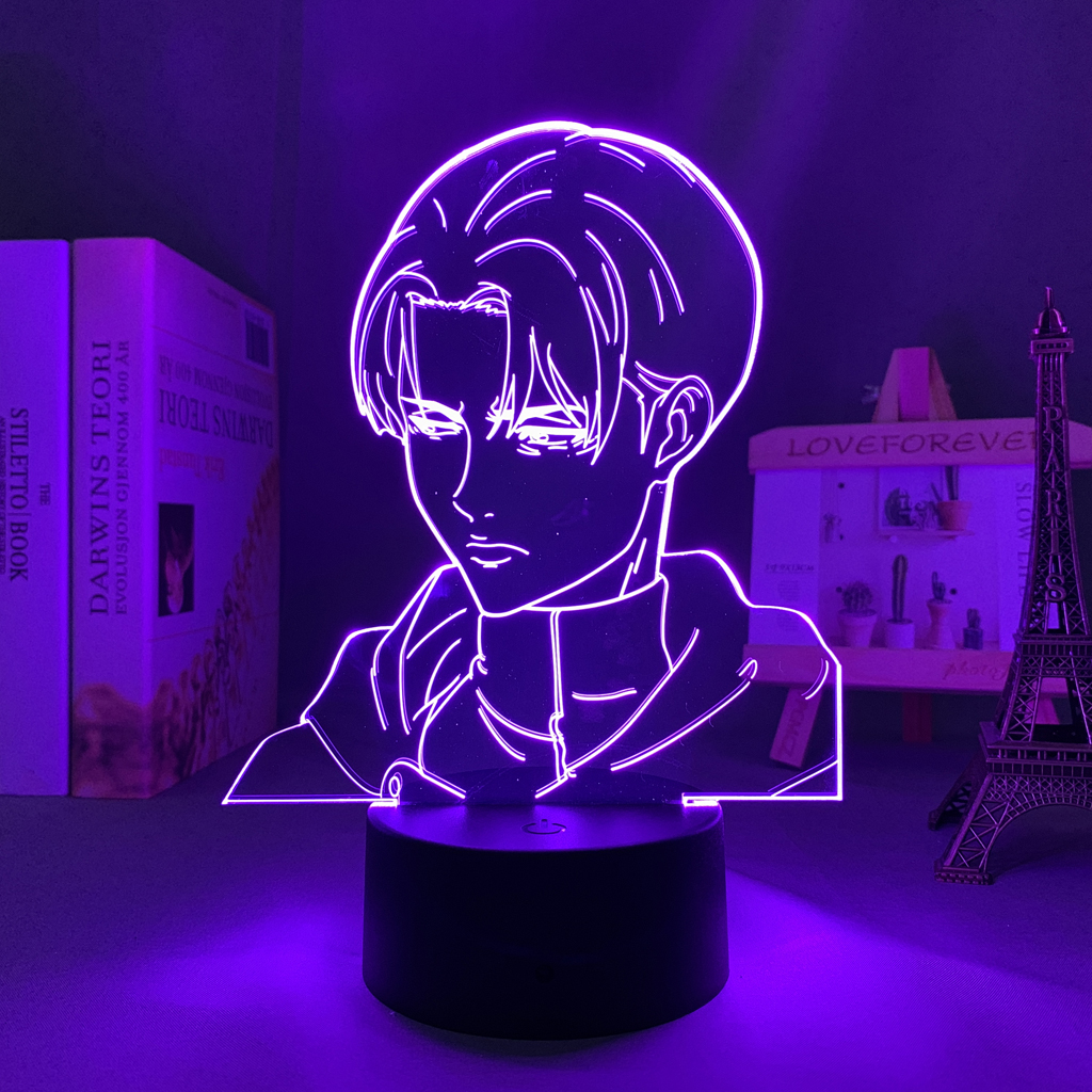 Led Night Light Anime Attack on Titan Season 4 for Room Decor Light Battery Powered Kids - Anime Lamps Shop