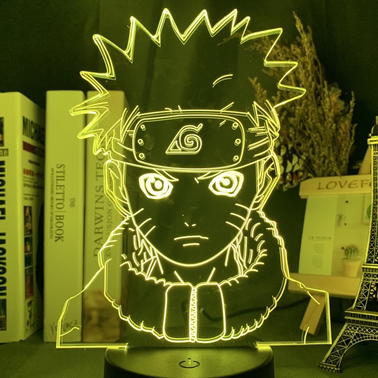 Naruto 3d Led Night Anime Lamp Sasuke and Itachi Uchiha for Kids Child Bedroom Decor Nightlight 3 - Anime Lamps Shop