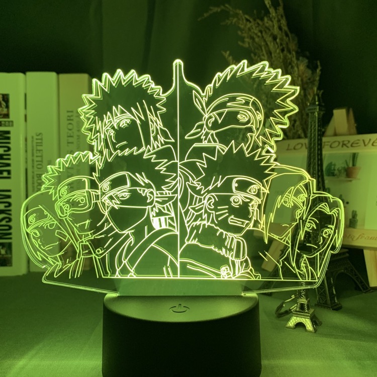 Naruto Anime Decor Home Lamp