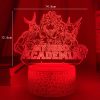 Newest Anime 3d Led Night Lamp My Hero Academia for Bedroom Decor Birthday Gift Nightlight Manga 5 - Anime Lamps Shop