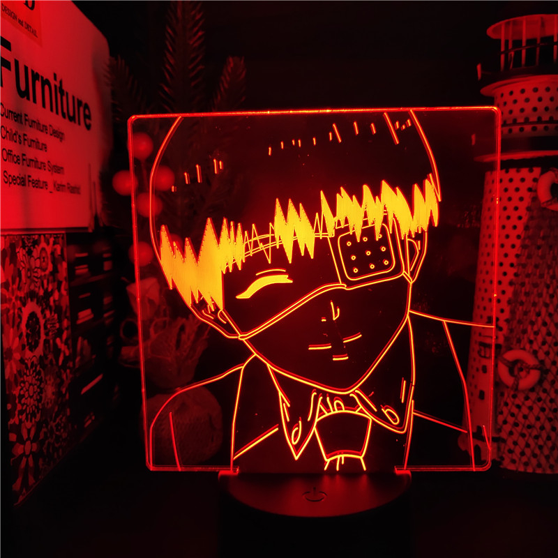 Tokyo Ghoul Kaneki Ken 3D Lamp