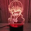Tokyo Ghoul 3D Lamp Anime Kaneki Ken Juuzou Led Night Light for Kids Bedroom Decoration Nightlight 13 - Anime Lamps Shop