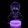 Tokyo Ghoul 3D Lamp Anime Kaneki Ken Juuzou Led Night Light for Kids Bedroom Decoration Nightlight 15 - Anime Lamps Shop