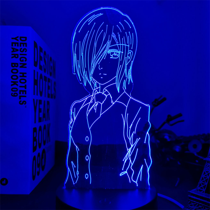 Tokyo Ghoul 3D Lamp Anime Kaneki Ken Juuzou Led Night Light for Kids Bedroom Decoration Nightlight 17 - Anime Lamps Shop