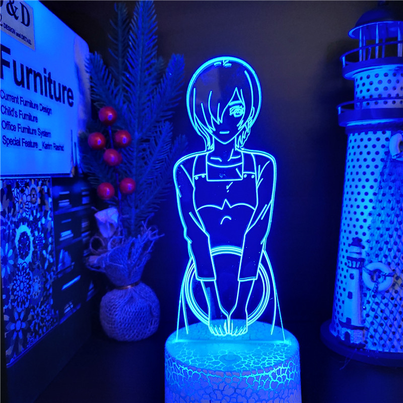 Tokyo Ghoul 3D Lamp Anime Kaneki Ken Juuzou Led Night Light for Kids Bedroom Decoration Nightlight 4 - Anime Lamps Shop