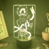 YuYu Hakusho Anime Figure Jaganshi Hiei 3D LED Color Lava Lamp Night Lights Otaku Xmas Gift 1 - Anime Lamps Shop