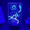 YuYu Hakusho Anime Figure Jaganshi Hiei 3D LED Color Lava Lamp Night Lights Otaku Xmas Gift - Anime Lamps Shop