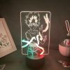 YuYu Hakusho Anime Figure Jaganshi Hiei 3D LED Color Lava Lamp Night Lights Otaku Xmas Gift 4 - Anime Lamps Shop